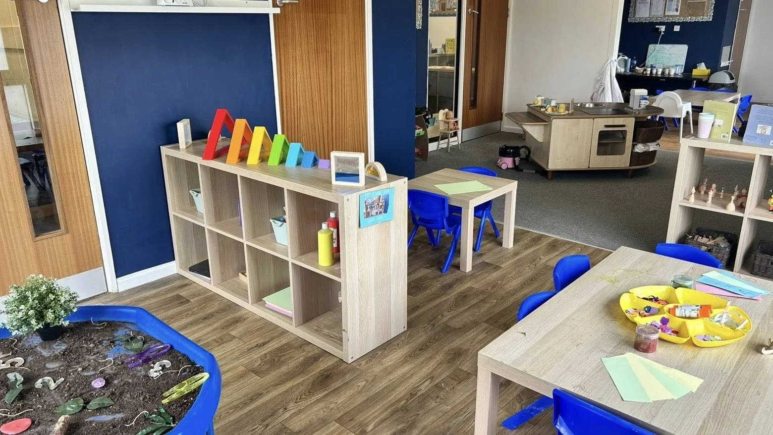 Indoor play space at Keep Fit Nursery